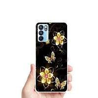 Stylish Silicon Printed Back Cover for Oppo Reno 6 5G-thumb2