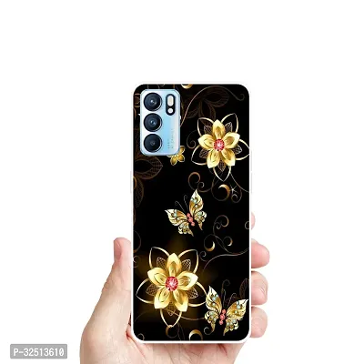 Stylish Silicon Printed Back Cover for Oppo Reno 6 5G-thumb3