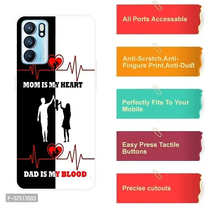 Stylish Silicon Printed Back Cover for Oppo Reno 6 5G-thumb4