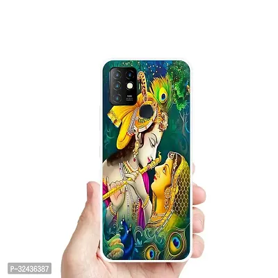 Stylish Silicon Printed Back Case Cover for Infinix Hot 10-thumb3