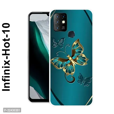 Stylish Silicon Printed Back Case Cover for Infinix Hot 10-thumb0