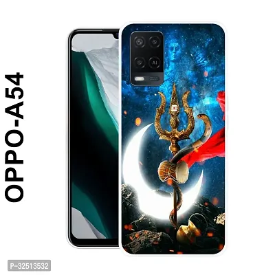 Stylish Silicon Printed Back Cover for Oppo A54