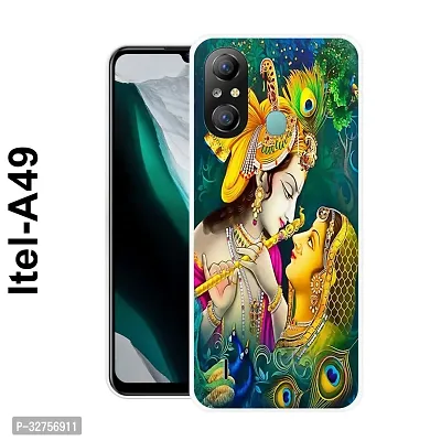 Stylish Silicon Printed Back Cover for Itel A49-thumb0