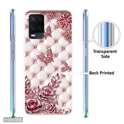 Stylish Silicon Printed Back Cover for Oppo A54-thumb2