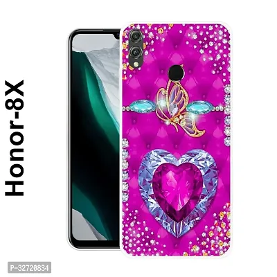 Stylish Silicon Printed Back Case Cover for Honor 8x