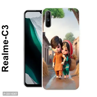 Realme C3 Printed Mobile Back Cover-thumb0