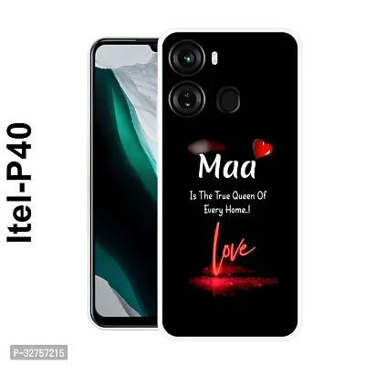 Stylish Multicolored Silicone Printed Back Case Cover For Itel-P-40-thumb0