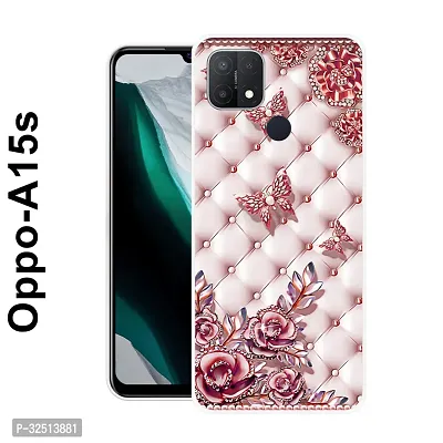 Stylish Silicon Back Cover for Oppo A15s-thumb0