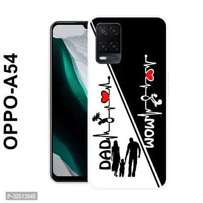 Stylish Silicon Printed Back Cover for Oppo A54