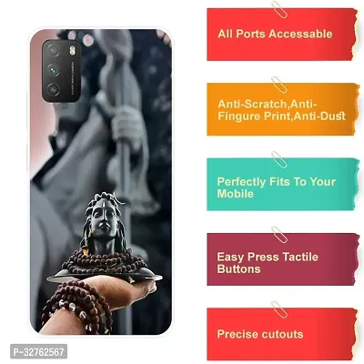 Stylish Silicon Printed Back Case Cover for Poco M3-thumb4