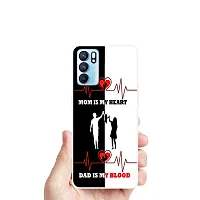 Stylish Silicon Printed Back Cover for Oppo Reno 6 5G-thumb2