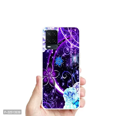 Stylish Silicon Printed Back Cover for Oppo A54-thumb3