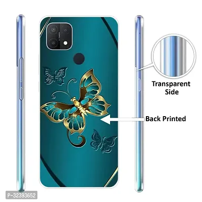 Stylish Silicon Printed Back Case Cover for Oppo A15-thumb3