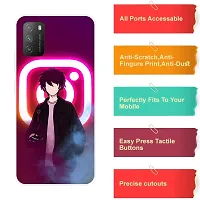 Stylish Silicon Printed Back Case Cover for Poco M3-thumb3