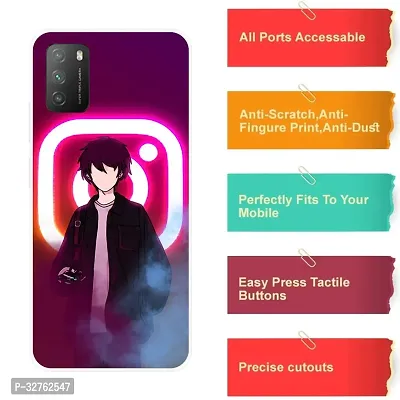 Stylish Silicon Printed Back Case Cover for Poco M3-thumb4