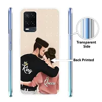 Stylish Silicon Printed Back Cover for Oppo A54-thumb1