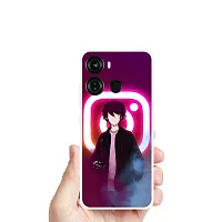 Stylish Multicolored Silicone Printed Back Case Cover For Itel-P-40-thumb2