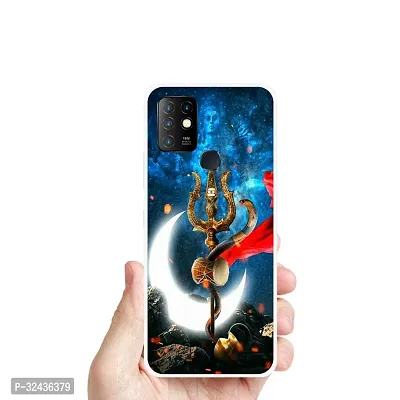 Stylish Silicon Printed Back Case Cover for Infinix Hot 10-thumb3