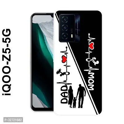 Stylish Silicon Printed Back Case Cover for Iqoo Z5 5G-thumb0