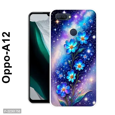 Stylish Silicon Printed Back Case Cover for Oppo A12-thumb0