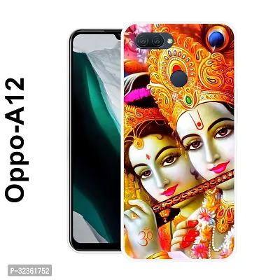 Stylish Silicon Printed Back Case Cover for Oppo A12-thumb0