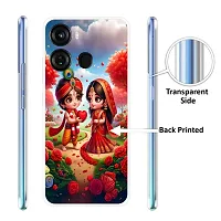 Stylish Multicolored Silicone Printed Back Case Cover For Itel-P-40-thumb1