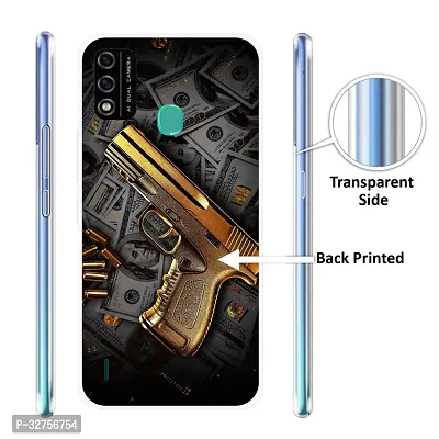 Stylish Silicon Printed Back Cover for Itel A48-thumb2