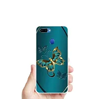 Stylish Silicon Printed Back Case Cover for Oppo A5-thumb2