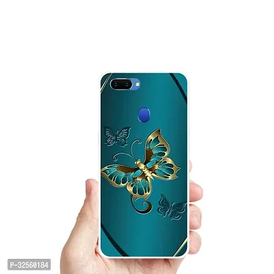 Stylish Silicon Printed Back Case Cover for Oppo A5-thumb3