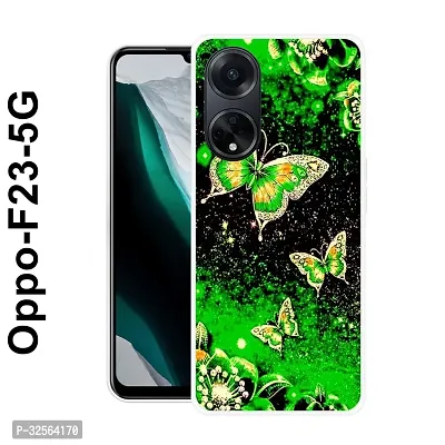 Trendy Silicone Printed Mobile Back Cover For Oppo- F23-5G