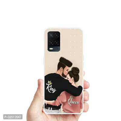 Stylish Silicon Printed Back Cover for Oppo A54-thumb3