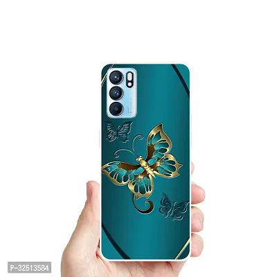 Stylish Silicon Printed Back Cover for Oppo Reno 6 5G-thumb3