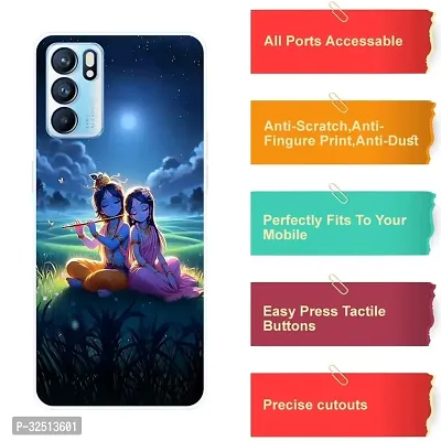 Stylish Silicon Printed Back Cover for Oppo Reno 6 5G-thumb4