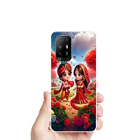 Trendy Silicone Printed Mobile Back Cover for Oppo F19 Pro Plus-thumb2