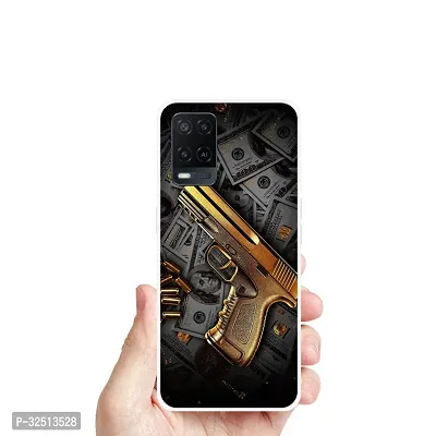 Stylish Silicon Printed Back Cover for Oppo A54-thumb3