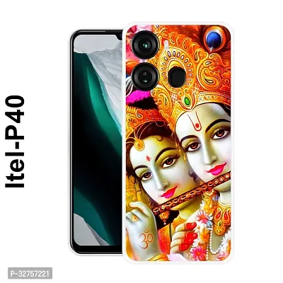 Stylish Multicolored Silicone Printed Back Case Cover For Itel-P-40