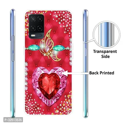 Stylish Silicon Printed Back Cover for Oppo A54-thumb2