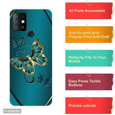 Stylish Silicon Printed Back Case Cover for Infinix Hot 10-thumb4