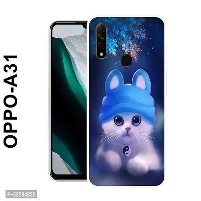 Stylish Silicon Printed Back Cover for OPPO A31