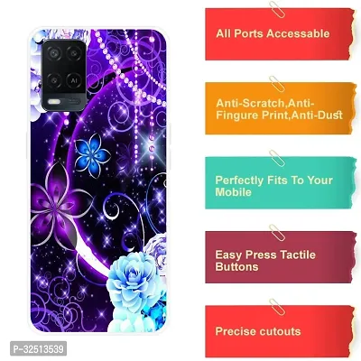 Stylish Silicon Printed Back Cover for Oppo A54-thumb4