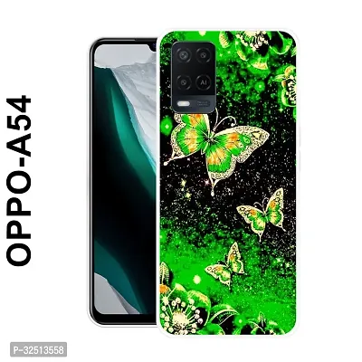 Stylish Silicon Printed Back Cover for Oppo A54