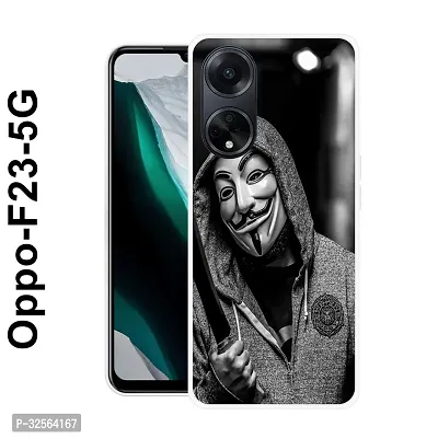 Trendy Silicone Printed Mobile Back Cover For Oppo- F23-5G