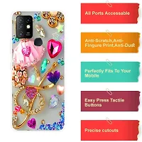 Stylish Silicon Printed Back Case Cover for Infinix Hot 10-thumb3