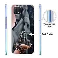 Stylish Silicon Printed Back Case Cover for Oppo A15-thumb2