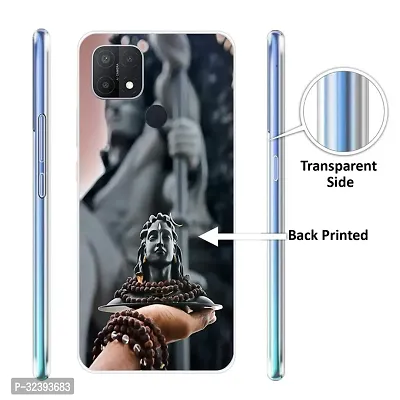 Stylish Silicon Printed Back Case Cover for Oppo A15-thumb3