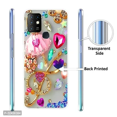 Stylish Silicon Printed Back Case Cover for Infinix Hot 10-thumb2