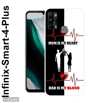 Stylish Back Cover for Infinix Smart 4 Plus