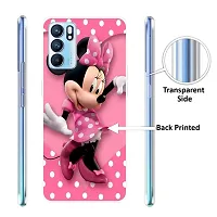 Stylish Silicon Printed Back Cover for Oppo Reno 6 5G-thumb1