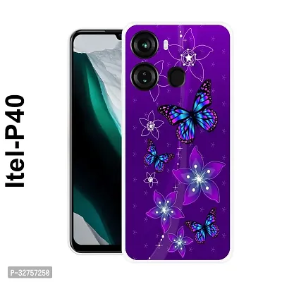 Stylish Multicolored Silicone Printed Back Case Cover For Itel-P-40-thumb0