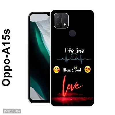 Stylish Silicon Back Cover for Oppo A15s